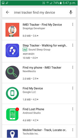 IMEI Handy-Tracker
